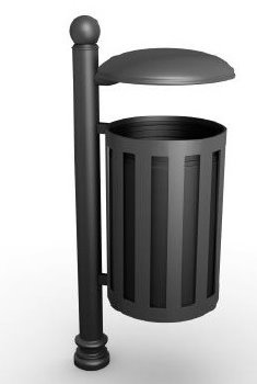 Kovinski ko za smeti - 35 l