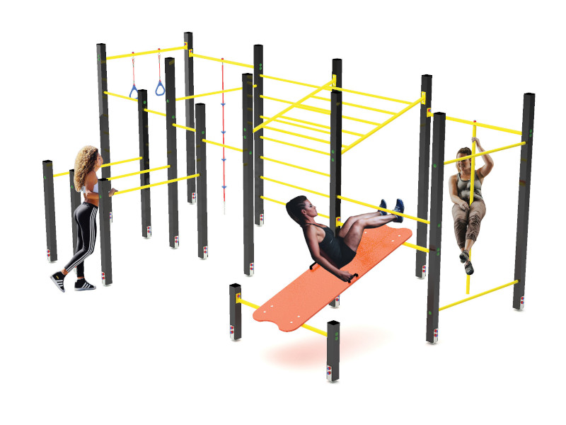 Street workout - velika vadbena postaja