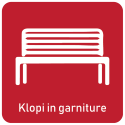 KLOPI IN GARNITURE